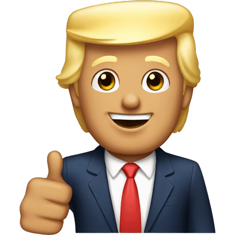 Donald trump thumbs up emoji