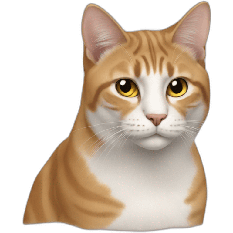 Giga Chad is a cat emoji