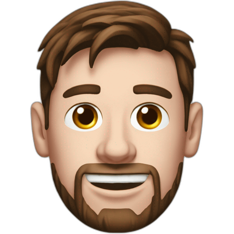 Messi Barcelona shirt emoji