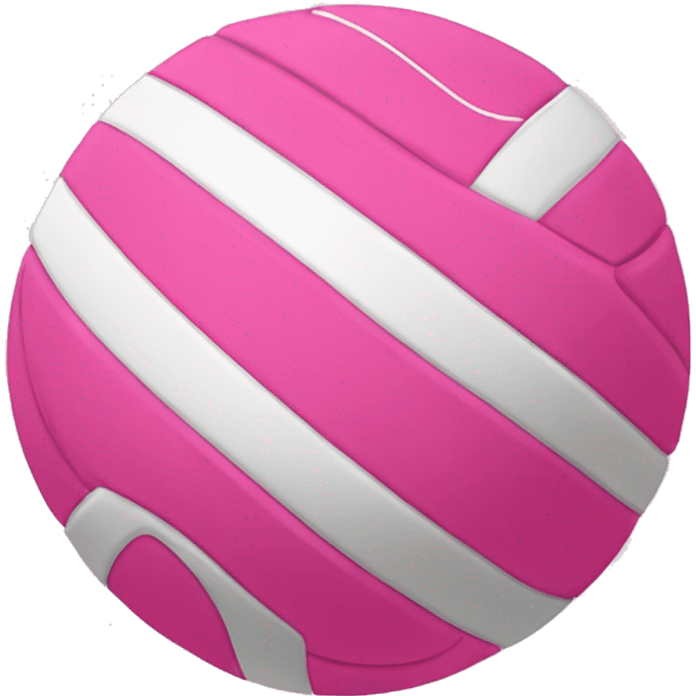 Pink volleyball  emoji