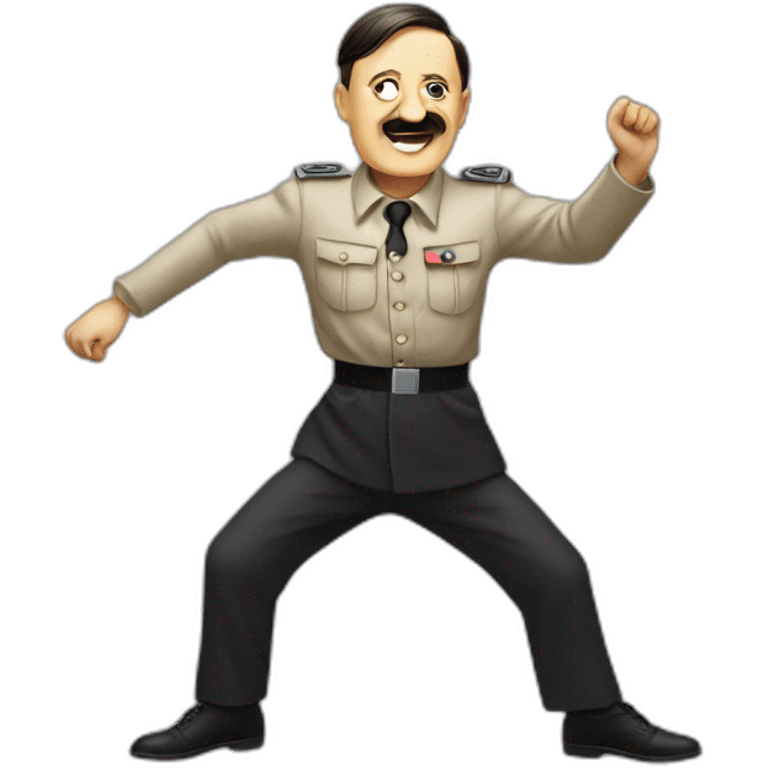 Hitler dancing emoji