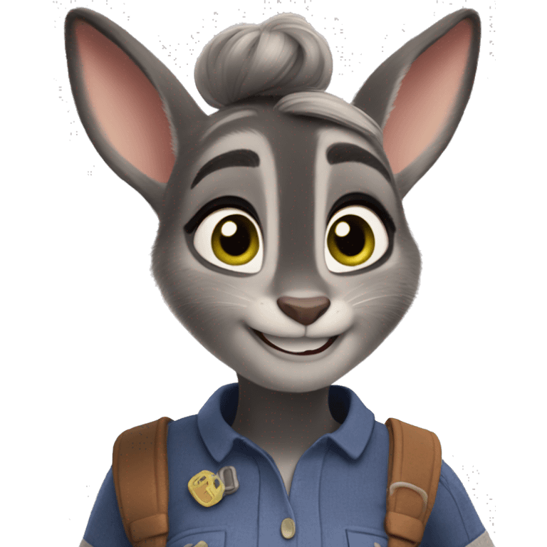 judy hopps from zootopia emoji