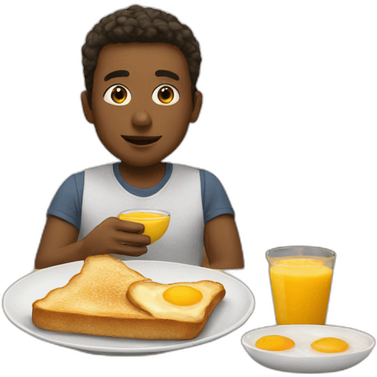 have breakfast emoji