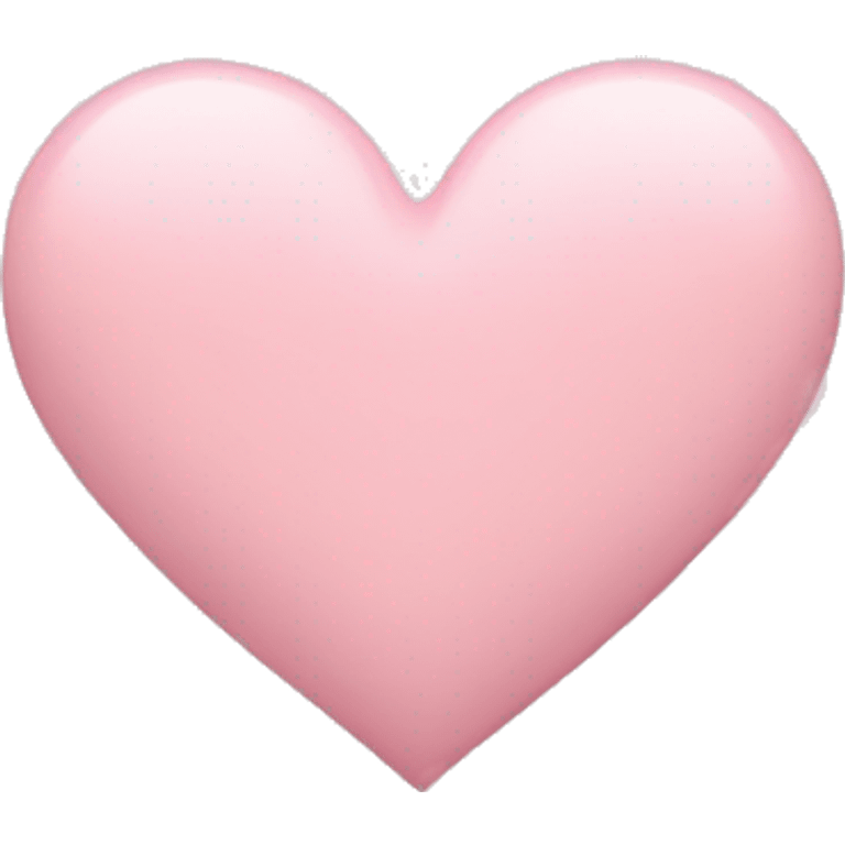 Pastel Pink heart emoji