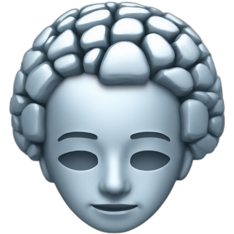 chrome digital brain  emoji