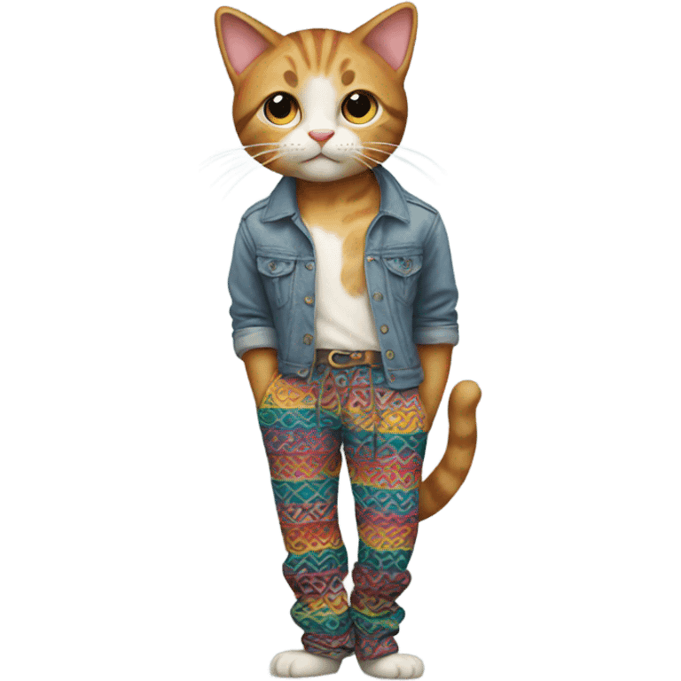 cat with pants emoji