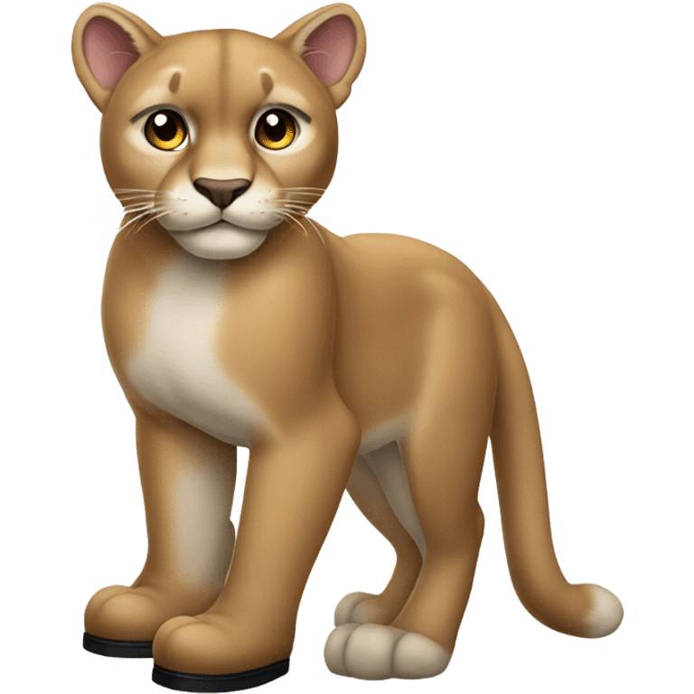 Cougar in boots  emoji