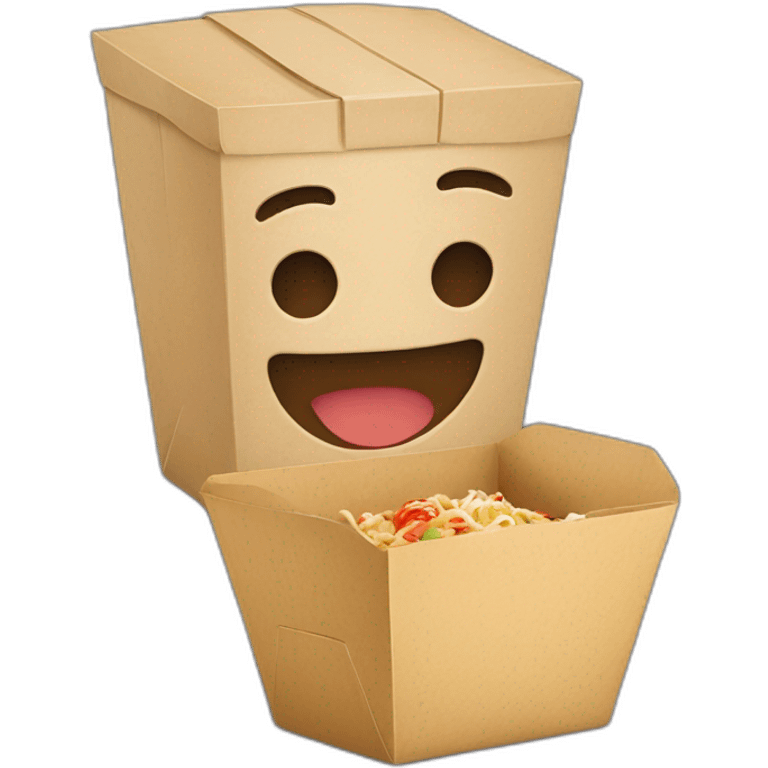 Chinese takeout  emoji