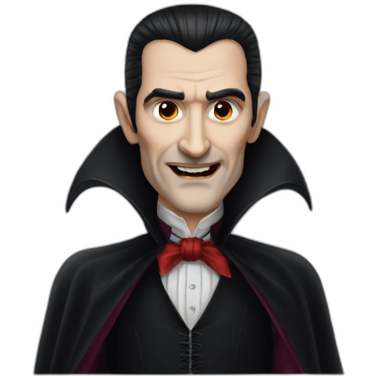 Realistic dracula emoji