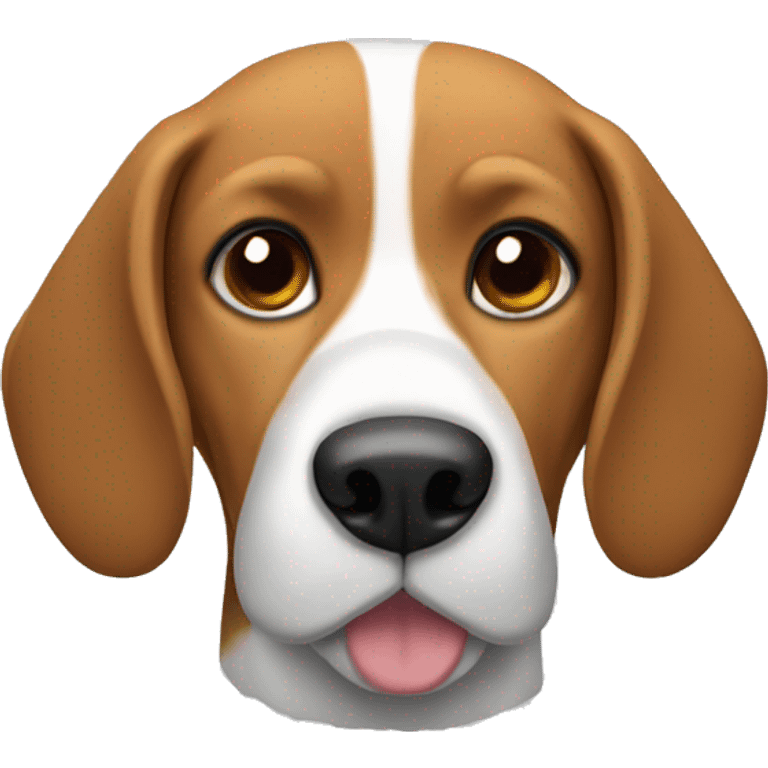 Beagle with a beard emoji