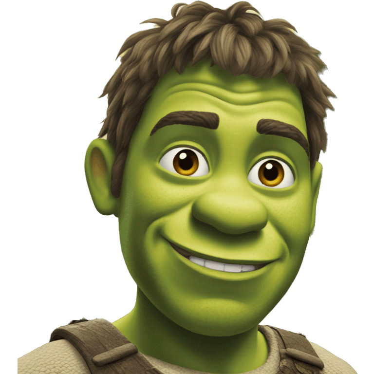 Shrek in the woods emoji