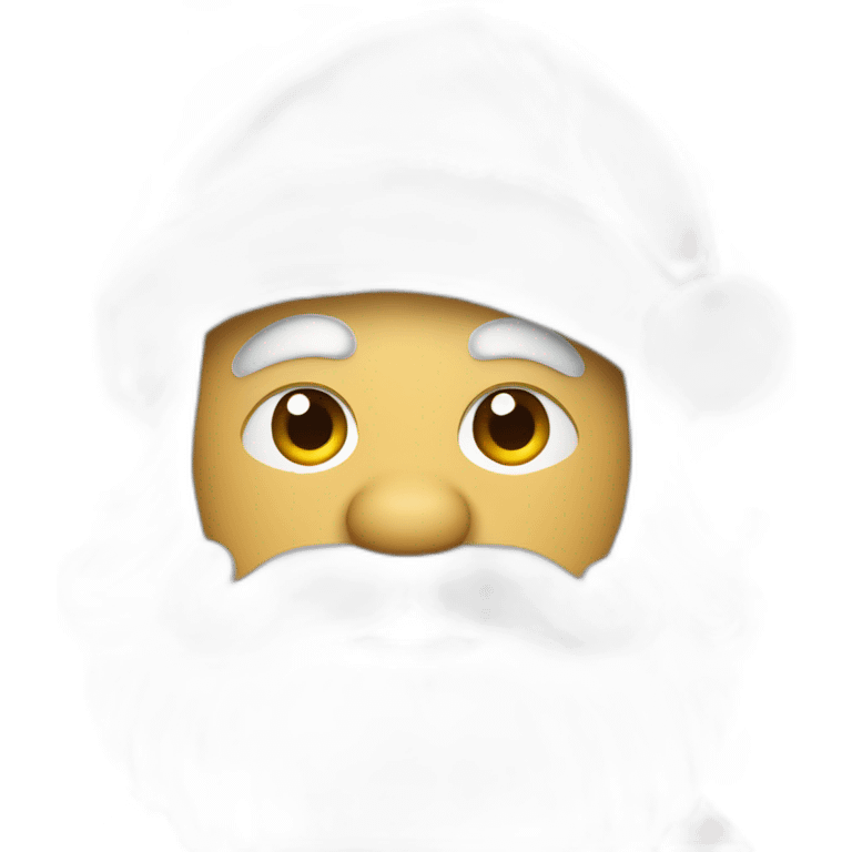 Pere noel qui bois de la bière  emoji