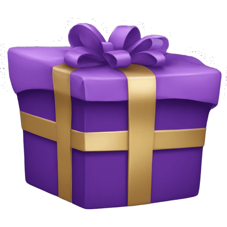 purple present emoji