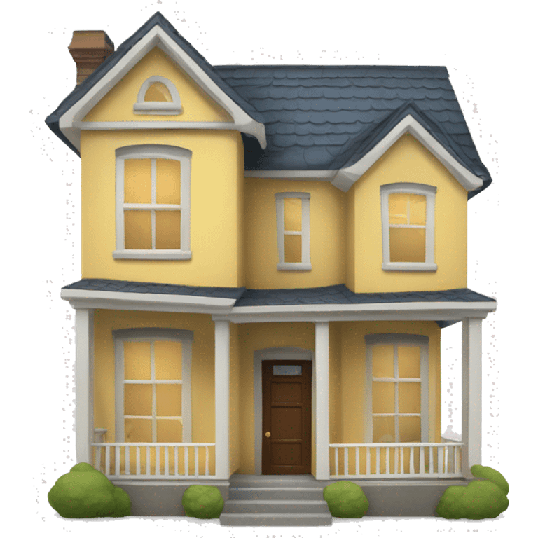 Double story house emoji