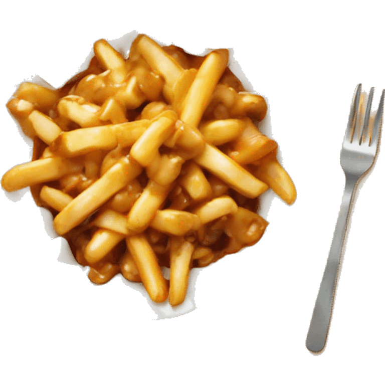 Poutine qui mange emoji