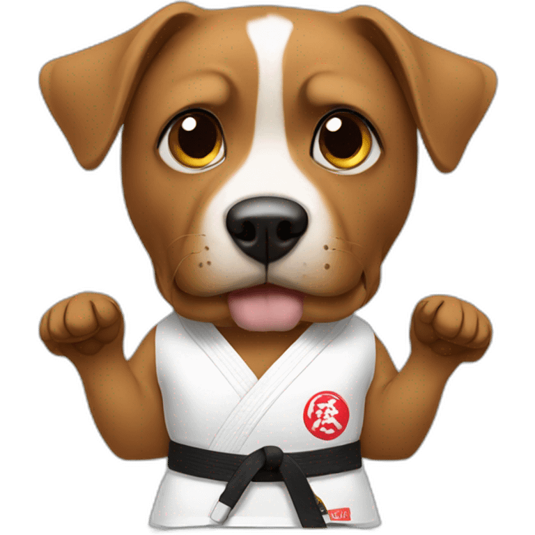 dog-karate emoji