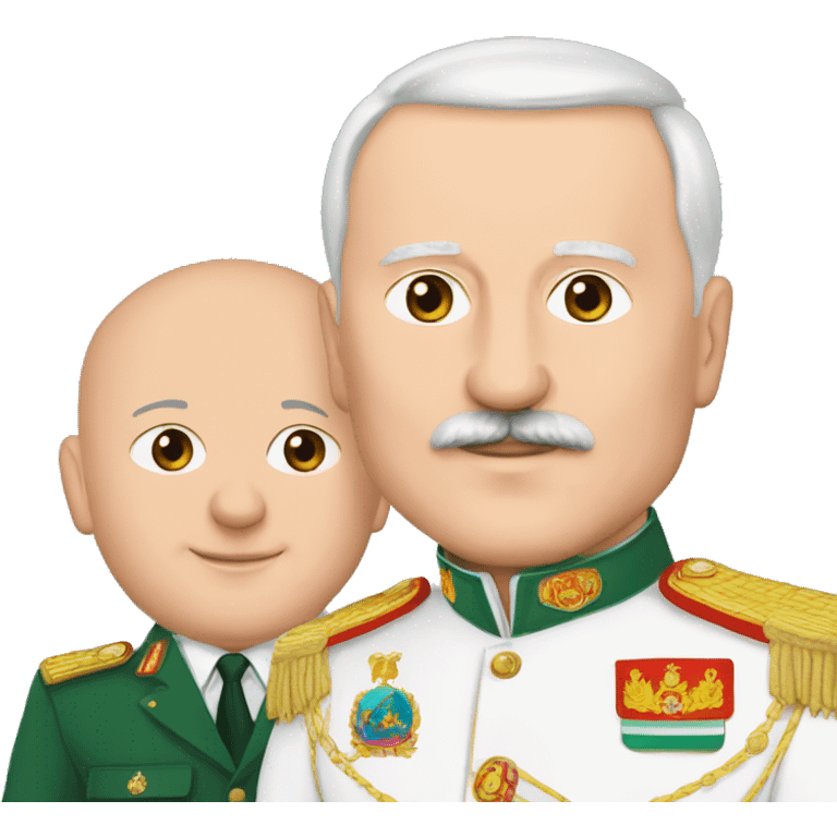 Lukashenko and raketa emoji