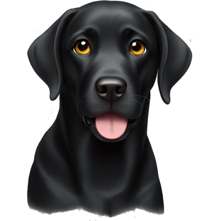 black labrador emoji