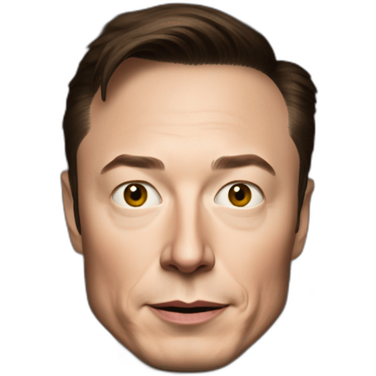 Elon Musk in space emoji