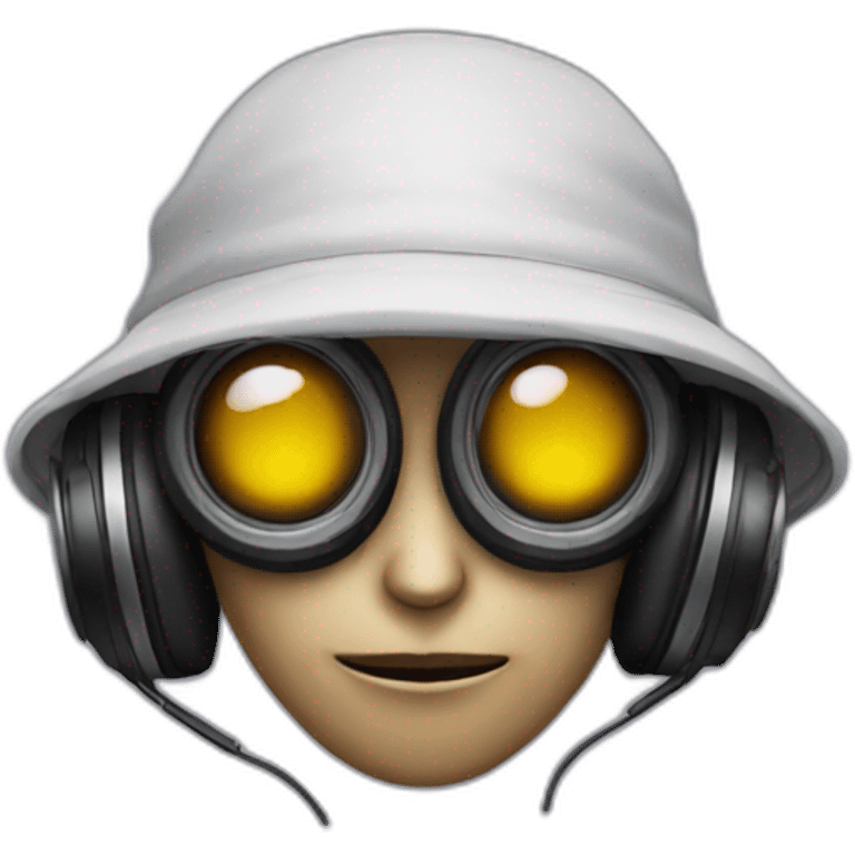 Undercover DJ Alien emoji