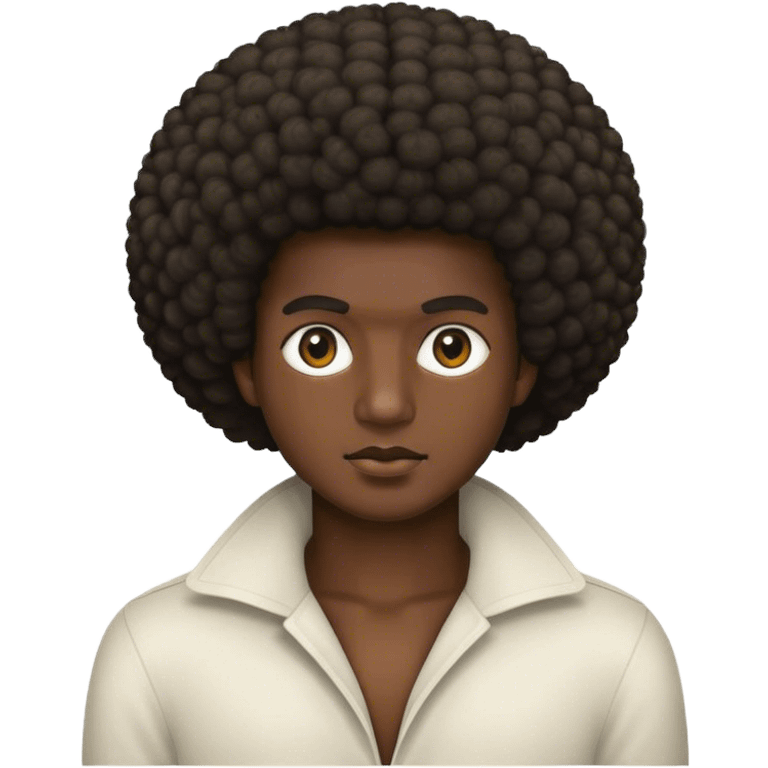 afro  emoji