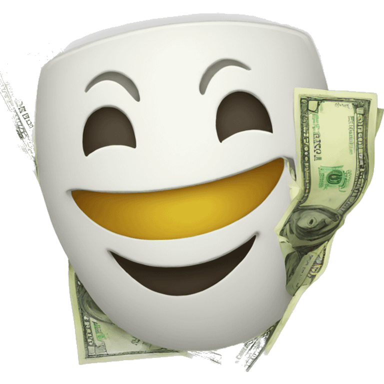 happy emoji playing casino money winning emoji