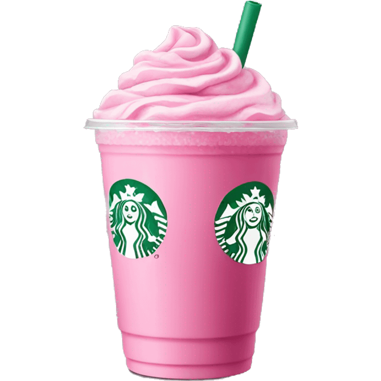 Starbucks pink drink emoji