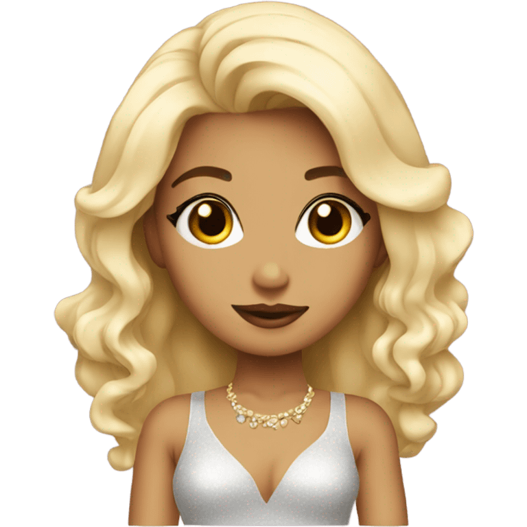 Glamorous girl pretty emoji