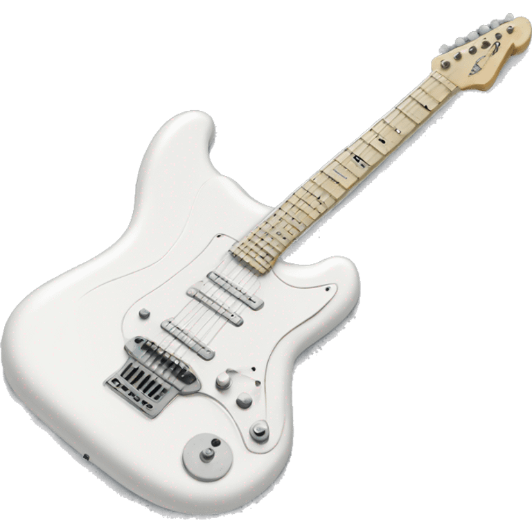 white squire electric guitar emoji