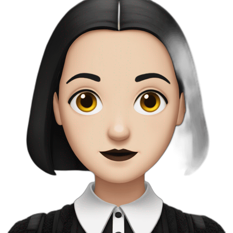 Wednesday Addams emoji