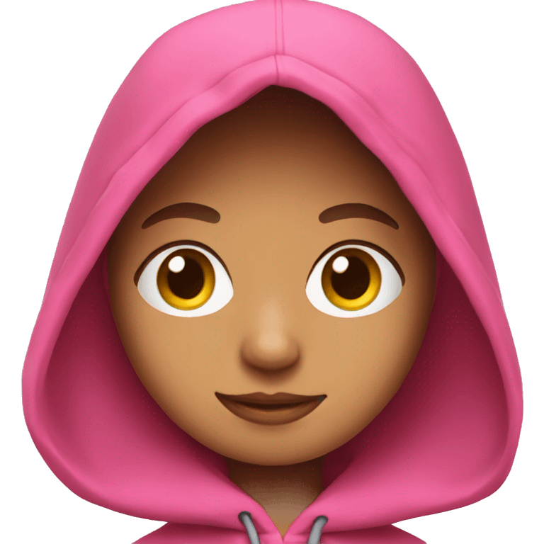 Pink hoodie emoji