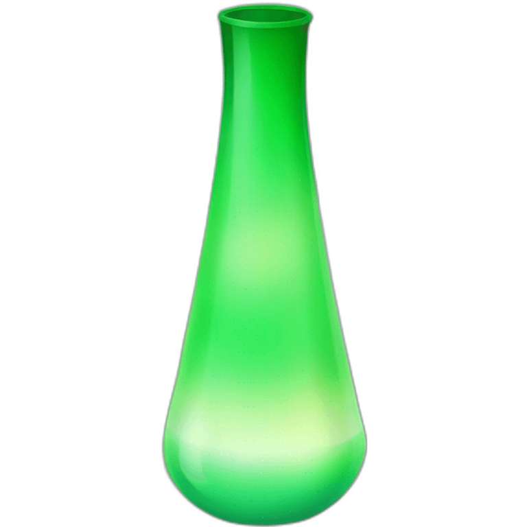 Green Lava lamp  emoji