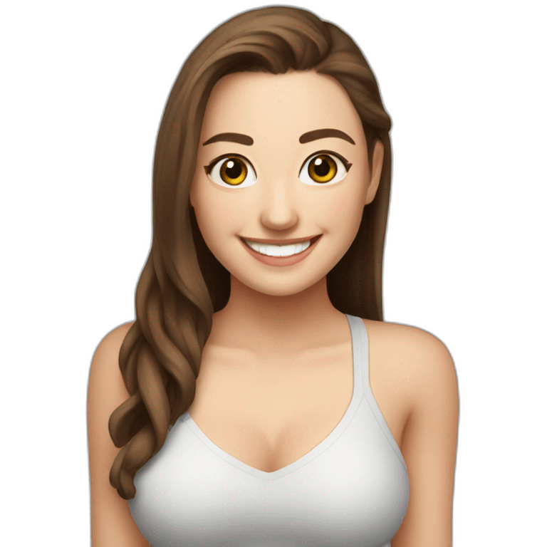 dani daniels smiling emoji