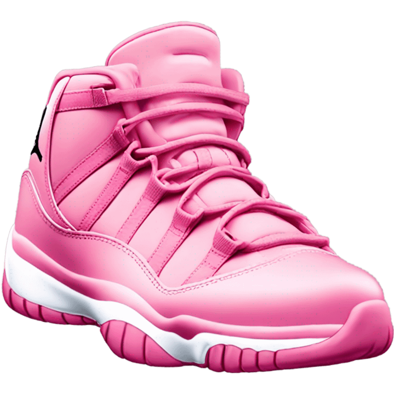 Pink Jordan 11 emoji