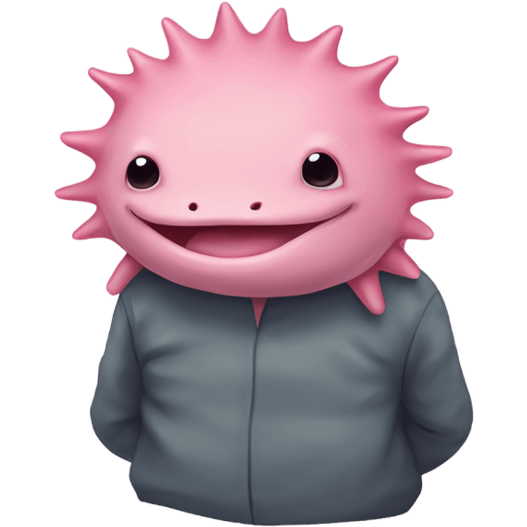 Emo axolotl ￼ emoji