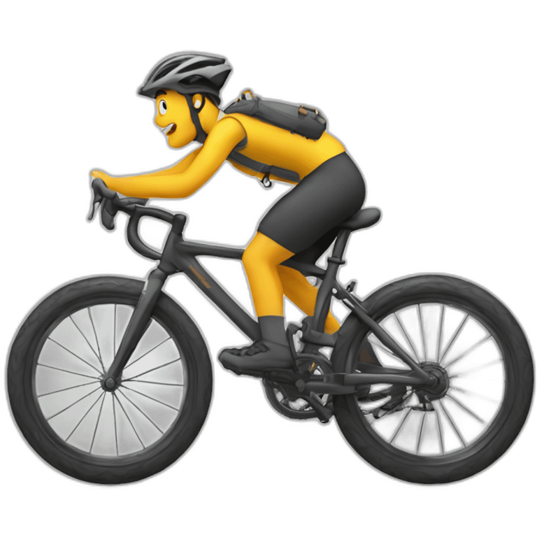 Vélo sur montagne emoji