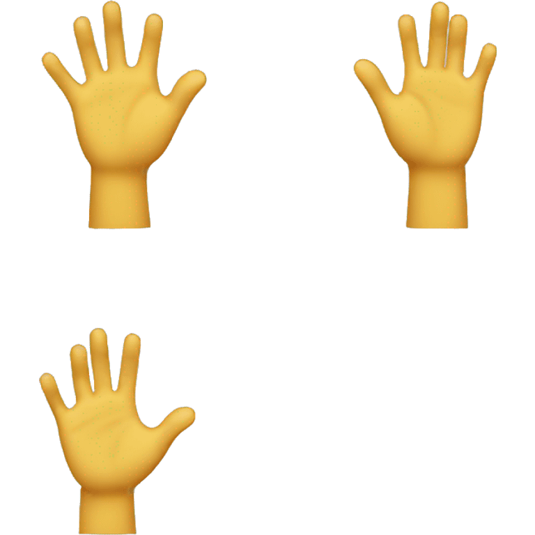 an emoji with head down and hand raised emoji