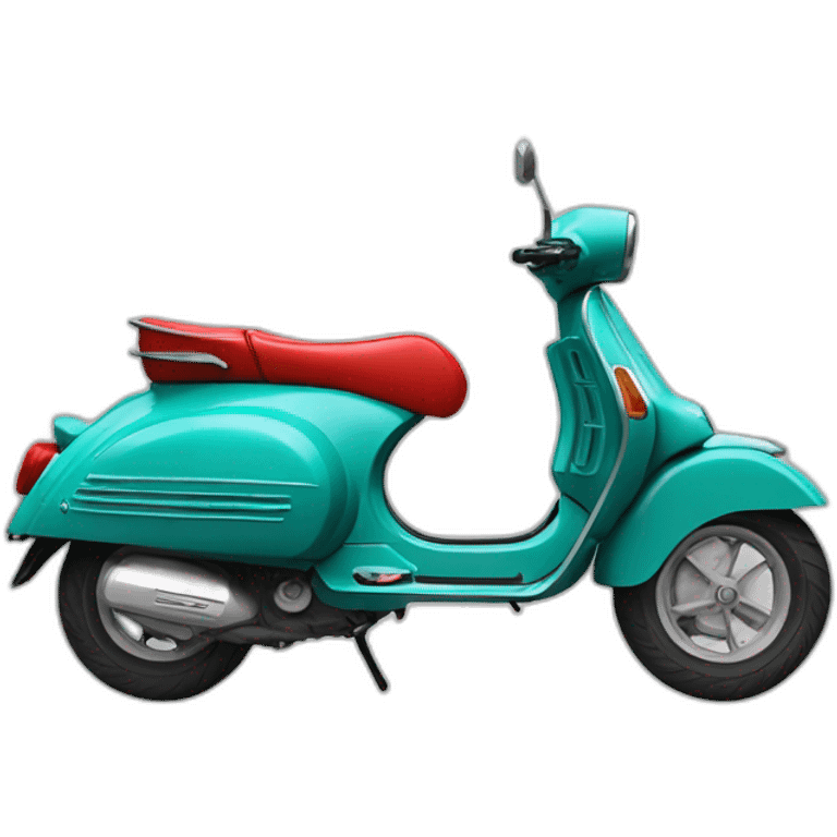 vespa roller red emoji