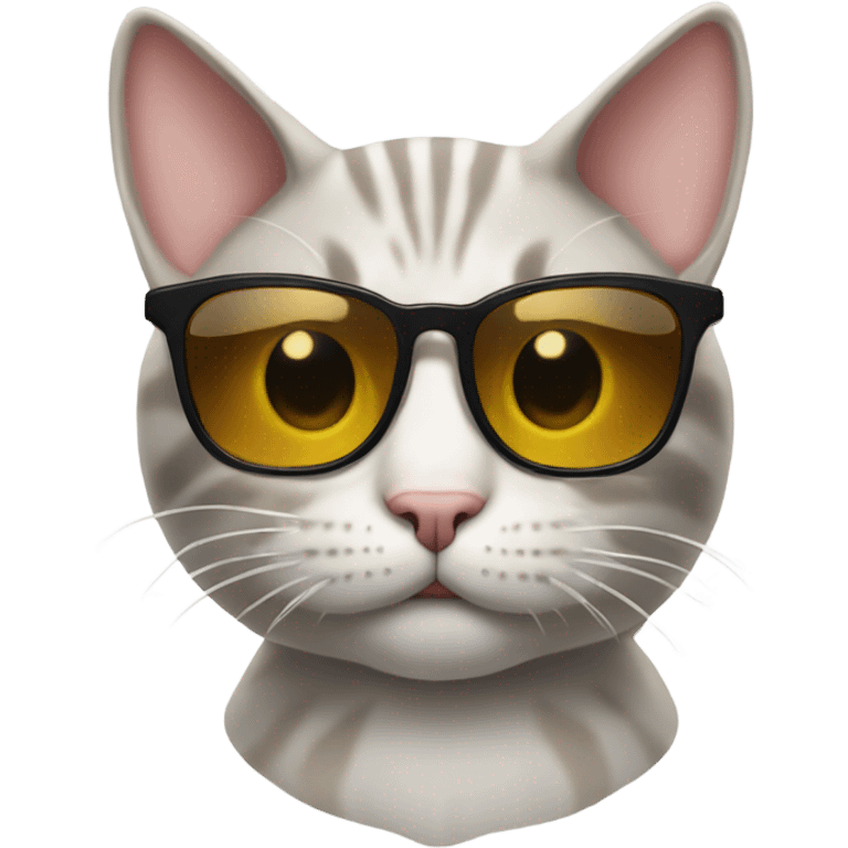 Cat with sunglasses calls DL1RSQ emoji