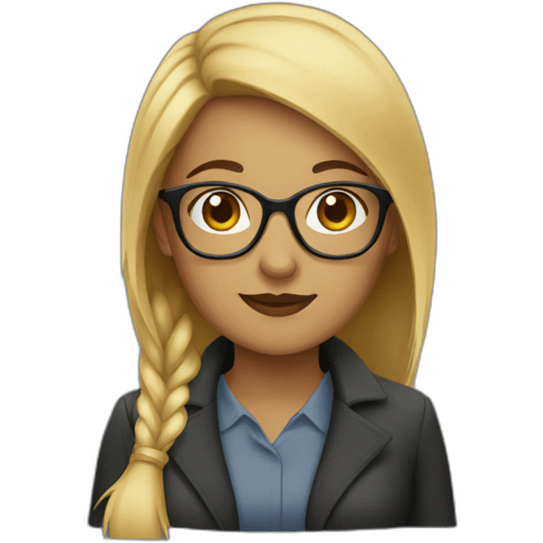 Women with glasses emoji