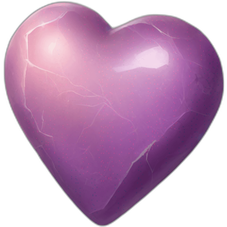 Heart stone emoji