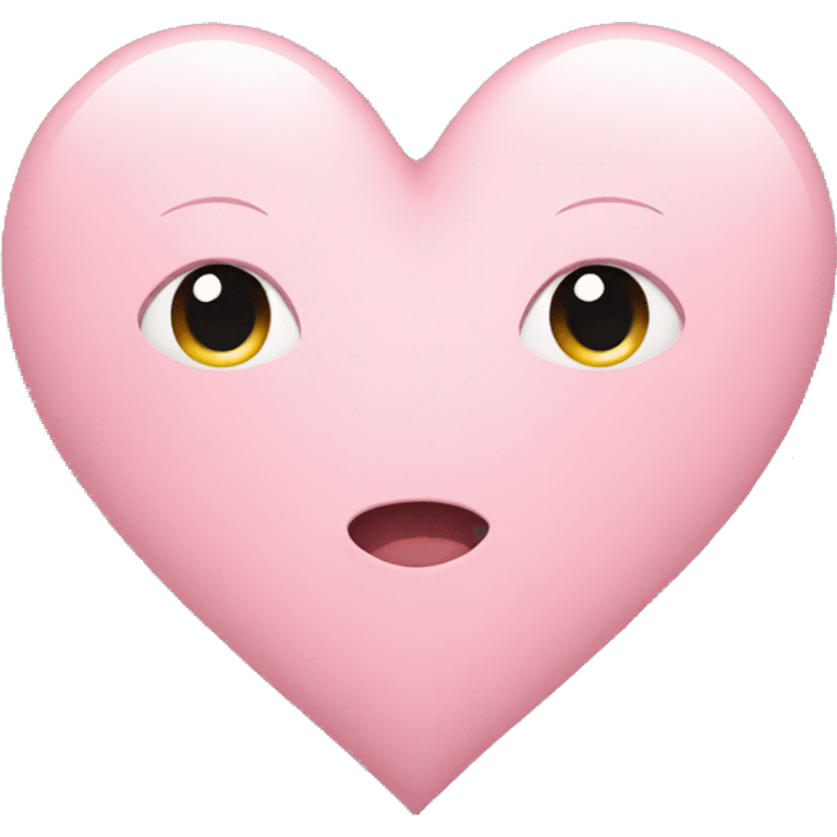 Light pink heart  emoji