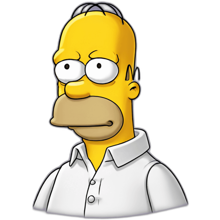 Homer Simpson Homer Simpson emoji