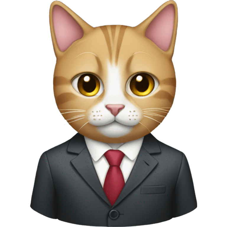 cat in a suit emoji