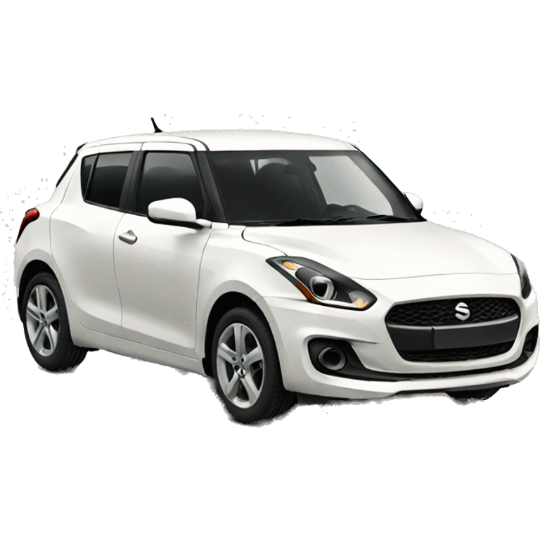 White swift car emoji