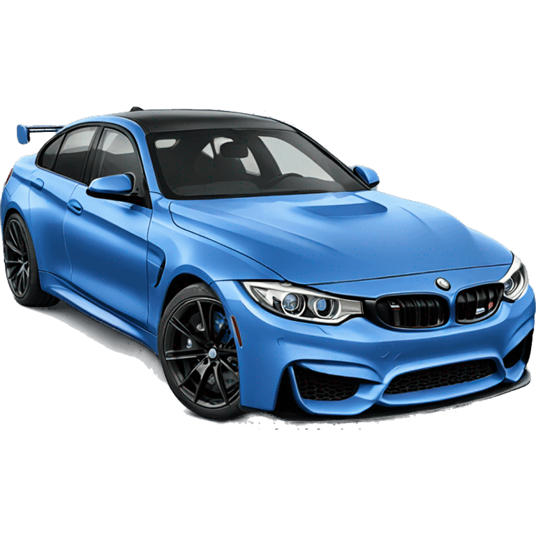 blue M4 Competition 4 door emoji