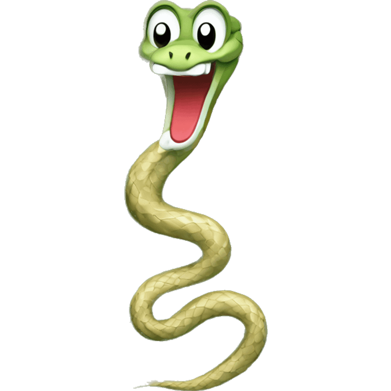 Snake on golf course emoji