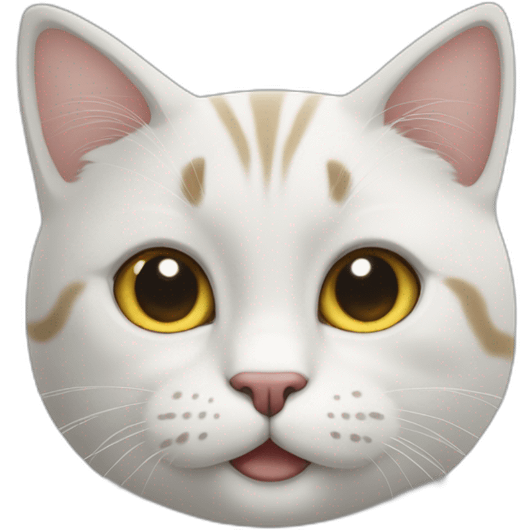 un chat qui fait un doigt emoji