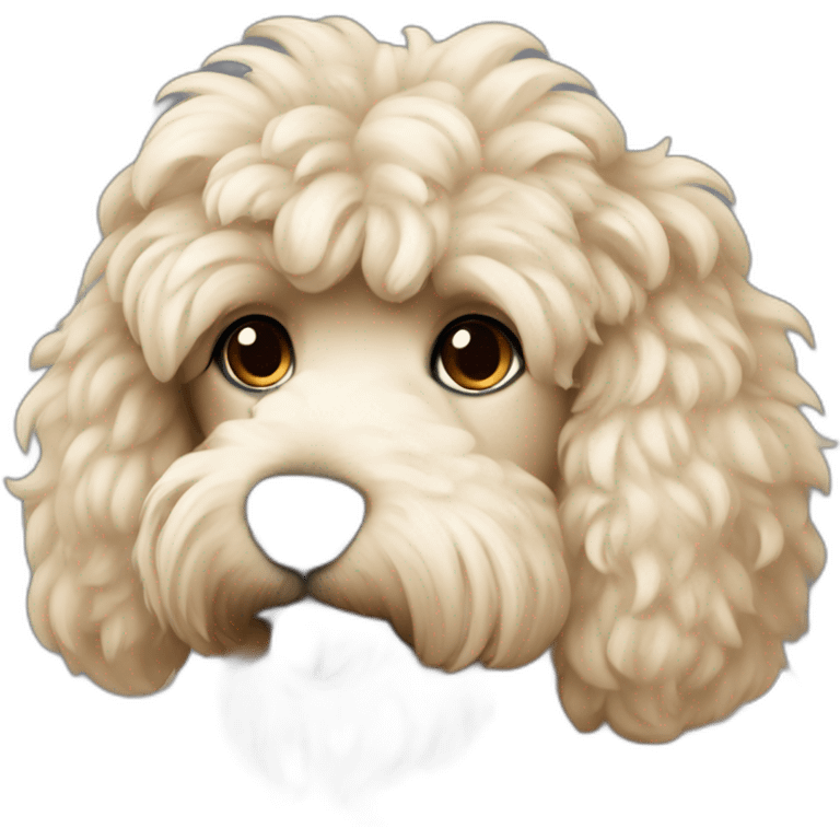 Caniche beige emoji