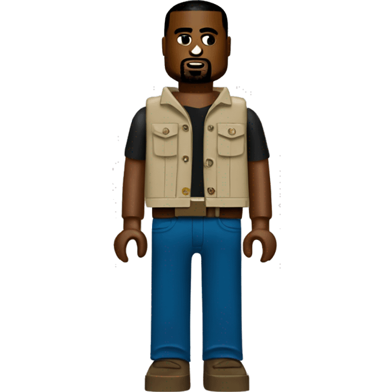 KANYE WEST lego full body emoji